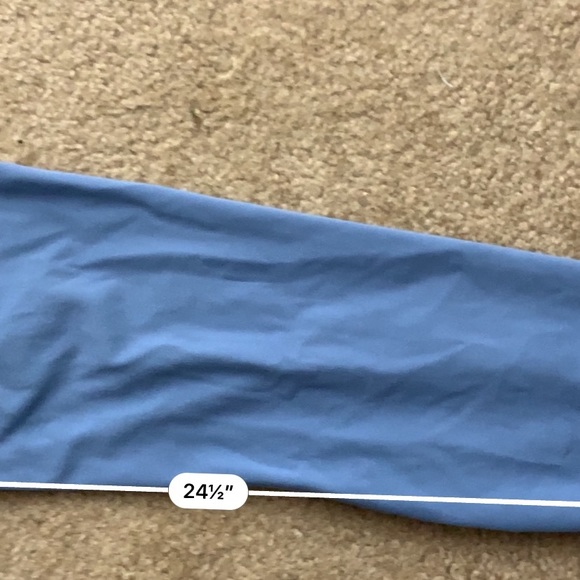 Yogalicious light blue soft athletic leggings - Picture 5 of 6